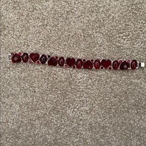 Liz Claiborne bracelet. Deep reddish/burgundy